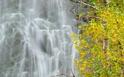 Bridal Veil Falls Vertical pano
