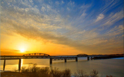 RR Bridge Lake Oahe