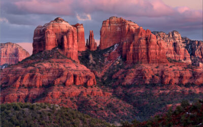 Twilight at Cathedral Rock
